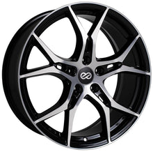 Load image into Gallery viewer, Enkei Vulcan 17x7.5 38mm Offset 5x114.3 Bolt 72.6mm Bore Black Machined Wheel