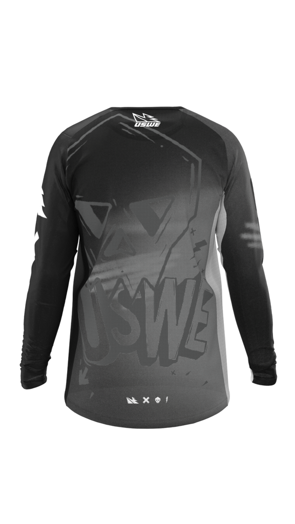 USWE Kalk Cartoon Off-Road Jersey Black - XL