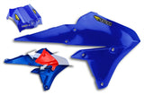 Cycra 15-19 Yamaha WR250F Powerflow Radiator Shrouds - OEM Blue