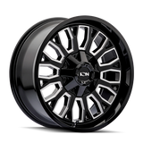 ION Type 152 20x9 / 8x165.1 BP / 0mm Offset / 125.2mm Hub Black/Milled Wheel