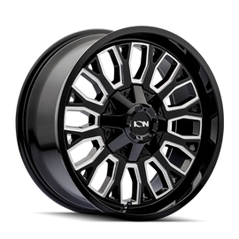 ION Type 152 20x9 / 8x180 BP / 0mm Offset / 124.1mm Hub Black/Milled Wheel