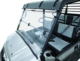 QuadBoss 16-22 Kawasaki KAF820 Mule Pro-DX Windbreak Folding Windshield