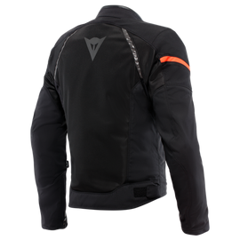 Dainese Air Frame 3 Tex Jacket Black/Black/Red Fluorescent Size - 62