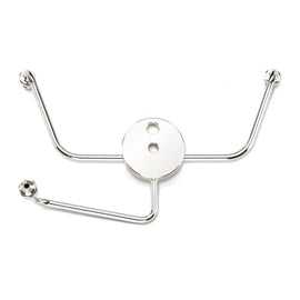 Russell 3AN Front Male Junction Block (Wide Glide) w/Chrome Finish