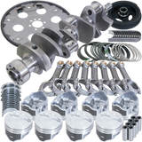 Eagle Chevy 350 1Pc 3.750in Crank 5.700in I-Beam Rods 4.060in Pistons 168 Tooth FP Balanced Assembly