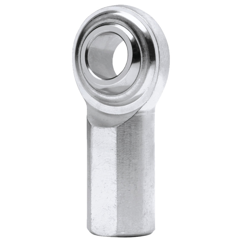 QA1 G Series 2-Pc Rod End - Female/Left Hand - 10mm Bore x M10x1.5 - Stainless Steel w/PTFE