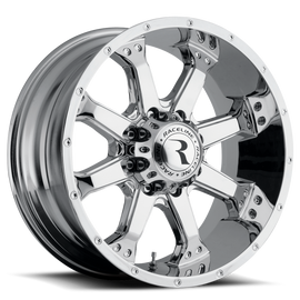 Raceline 991C Assault 18x9in / 5x139.7 BP / 20mm Offset / 106.5mm Bore - Chrome Wheel