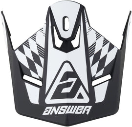 Answer AR1 Sweep Visor Black/White Youth