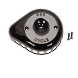 S&S Cycle Mini Teardrop Air Cleaner Cover For All Stealth Applications - Gloss Black