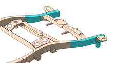 Load image into Gallery viewer, Rust Buster 1996-2002 Toyota 4Runner Rear Frame Repair Kit - Right