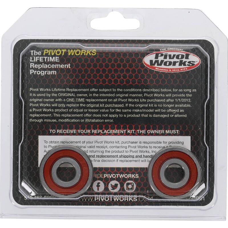 Pivot Works Hyosung, Suzuki Wheel Bearing Kit Premium Bearings