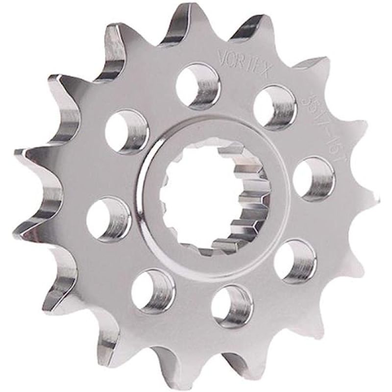 Vortex Racing Steel Front Sprocket 530 16 Tooth- Silver