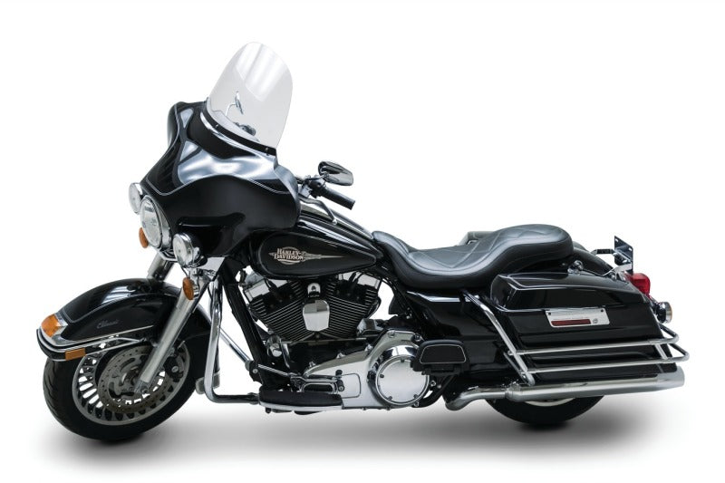Mustang 08-21 Harley Electra Glide,Rd Glide,Rd King,Str Glide Super Tripper 1PC Seat Carbon - Blac