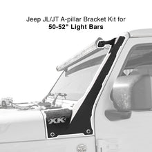 Load image into Gallery viewer, XK Glow Jeep JL JT A-pillar Light Bar Bracket Kit 50-52In