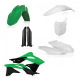 Acerbis 13-16 Kawasaki KX250F Full Plastic Kit - Green/White/Black Original 14-15