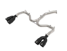 aFe 22-24 Kia Forte GT 1.6L 3in-2.5in 304 Stainless Steel Axle-Back Exhaust w/ Black Tips