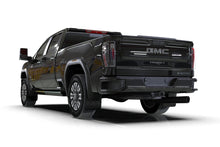 Load image into Gallery viewer, Rally Armor 20-25 GMC Sierra 2500/3500 HD Denali Black Mud Flap w/White Logo