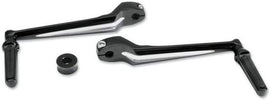 Performance Machine Shift Lever Assembly Floorboard - Black Ano