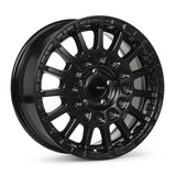 Enkei Overlander 17x7.5 5x114.3 35mm Offset Black Wheel