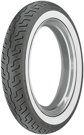 Dunlop K177 Front Tire - 120/90-18 M/C 65H TL - Wide Whitewall