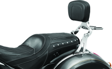 Load image into Gallery viewer, Kuryakyn Fixed Mounts Multi-Purpose Driver &amp; Passenger Backrest 14-22 Indian Models Chrome