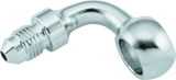 Twin Power Stainless Brake Fitting 3/8 Inch X AN3 90 Degree Banjo Adaptor