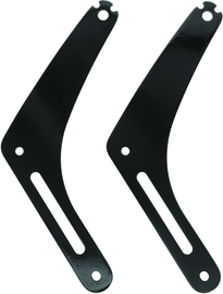 Kuryakyn Fixed Mounts Multi-Purpose Driver & Passenger Backrest 18-Up Softail Black