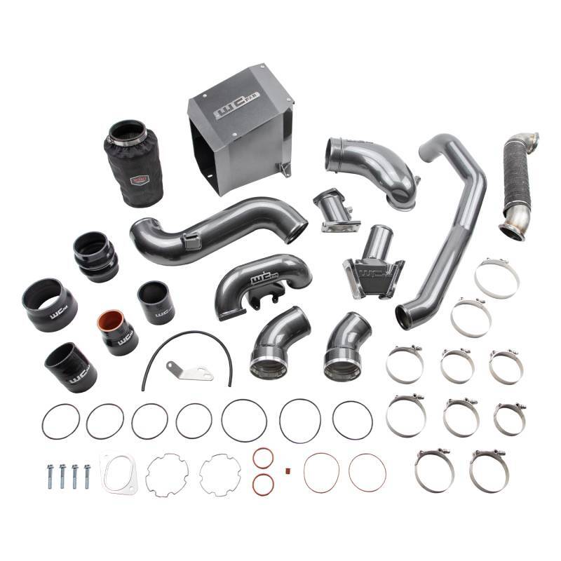 Wehrli 07.5-2010 Chevrolet 6.6L Duramax LMM Stage 3 High Flow Bundle Kit - Gun Metal