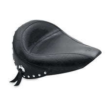Load image into Gallery viewer, Mustang 84-06 Harley Standard Rear Tire Touring Solo Seat w/Studs - Black