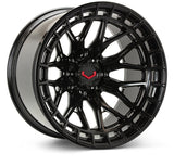 Vossen LCX-02 22x10 - 8x180 - ET18 - Super Deep - 124.3 - Gloss Black Wheel