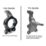 Ridetech 64-67 Chevrolet Chevelle w/ Hub Spindle & Stock Width (60.25in) Momentum Chassis