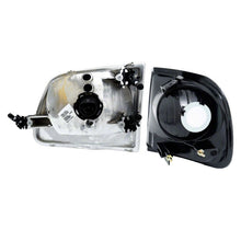 Load image into Gallery viewer, Raxiom 97-03 Ford F-150 G2 Euro Headlights w/ Parking Lights- Blk Housing (Clear Lens)