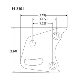 Peterson Fluid Systems Bear Claw Mount Blade - Right Side