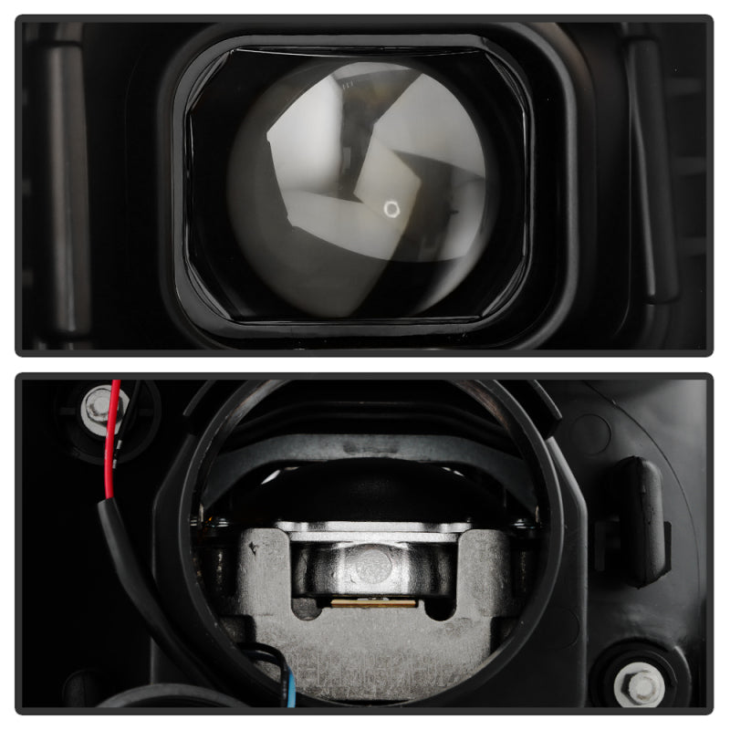 Spyder 07-14 GMC Yukon High-Power LED Headlights - Black (PRO-YD-GY07V2PL-BK)