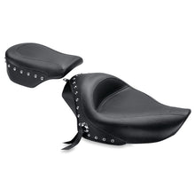 Load image into Gallery viewer, Mustang 04-21 Harley Sportster 3.3 GAL Standard Touring Solo Seat w/Studs - Black