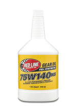 Load image into Gallery viewer, Red Line 75W140NS Gear Oil - Quart