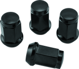 QuadBoss Lug Nuts 12x1.25 - 17mm-Od - Black - Box of 4