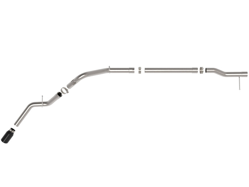 aFe 23-23 GM Trucks L6-3.0L (td) LZ0 Large Bore-HD 3 IN 409 SS Back Exhaust System w/Black Tip