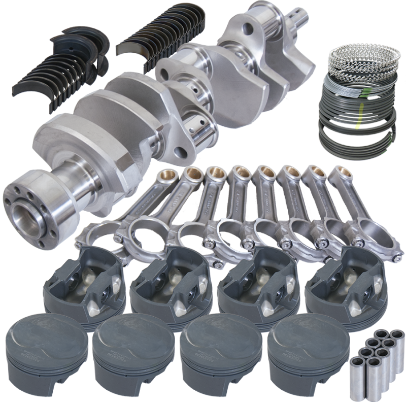 Eagle Chevy LT1 350 1Pc 3.750in Crank 6.000in I-Beam Rod 11cc Dome 4.060in Pistons Rotating Assembly