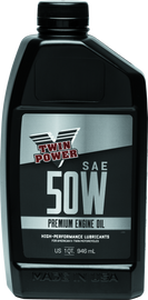 Twin Power 50WT Premium Oil - Quart