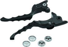 Load image into Gallery viewer, Kuryakyn Zombie Lever Set 17-Up Touring Gloss Black