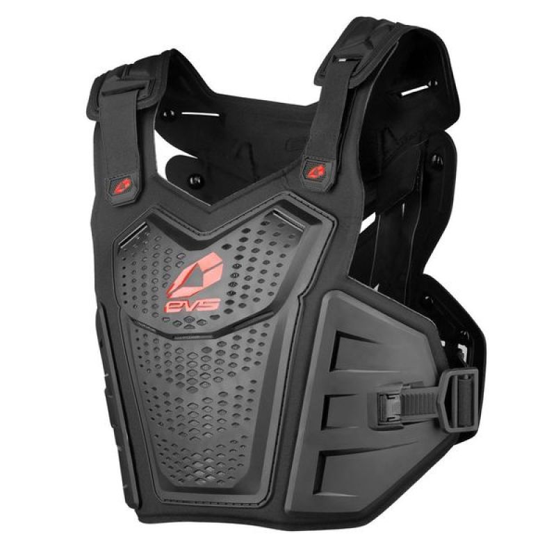 EVS F1 Roost Deflector Black/Red - Small/Medium