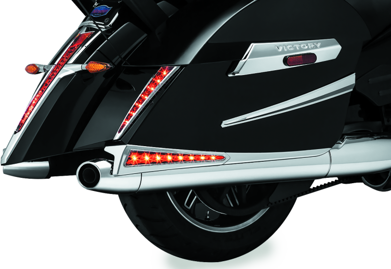 Kuryakyn LED Saddlebag Extensions For Victory Models Chrome