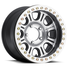 Load image into Gallery viewer, Raceline RT232 Monster 15x8in/5x139.7 BP/-32mm Offset/107.95mm Bore - BLK &amp; Machined Beadlock Wheel