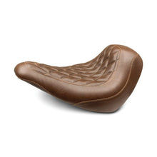 Load image into Gallery viewer, Mustang 18-21 Harley Low Rider, Sport Glide Wide Tripper Solo Seat Diamond Stitch - Brown