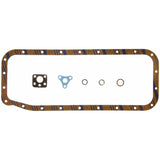 Fel-Pro OS 10701 C-1 Engine Oil Pan Gasket Set Blue Stripe cork-rubber