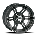 ITP SS 212 12x7 / 4x156 BP / 4+3 Offset Black Wheel