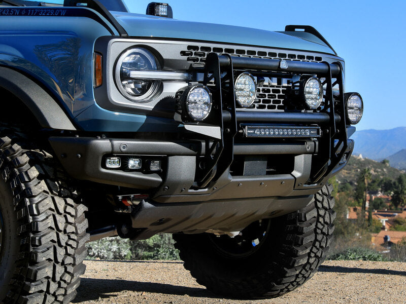aFe 21-25 Ford Bronco Terra Guard Bull Bar w/ RIGID Lights