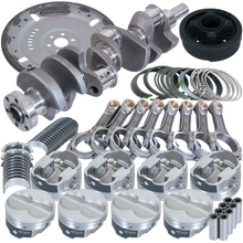 Load image into Gallery viewer, Eagle Ford 302 3.400in Crank 5.400in I-Beam Rods 4.000in Pistons 164 Tooth FP Balanced Assembly