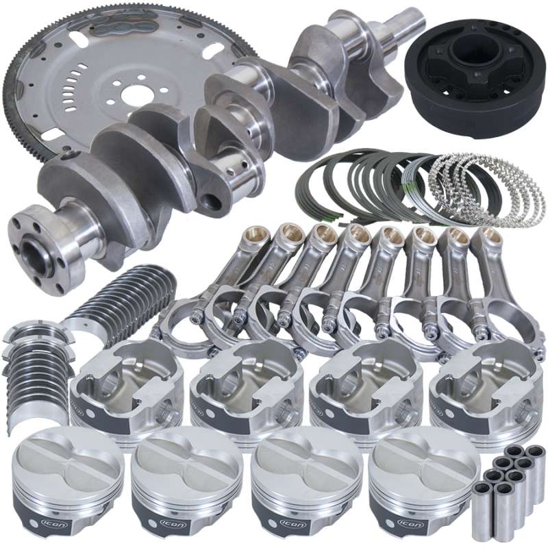 Eagle Ford 302 3.400in Crank 5.400in I-Beam Rods 4.040in Pistons 164 Tooth FP Balanced Assembly